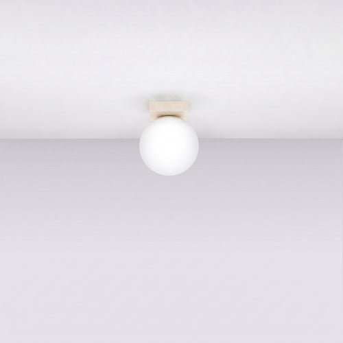 Sollux Lighting Plafondlamp YOLI 1 beige - 12x12x14,5cm