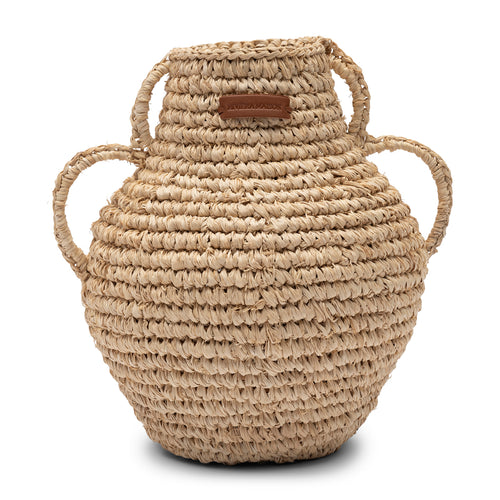 Rivièra Maison Coco Island Vase S - Sisal - Naturel - vtwonen shop