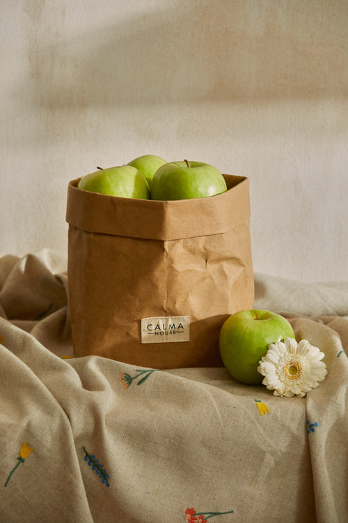Calma House Mand Paper - Naturel - 16.5x11.5x20