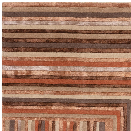 Vloerkleed MOMO Rugs Matrix Network Terracotta 200x300 cm - vtwonen shop