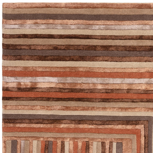 Vloerkleed MOMO Rugs Matrix Network Terracotta 120x170 cm - vtwonen shop