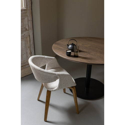 WOOOD eetkamerstoelen Yossi Houten Naturel Poot - Naturel - Set van 6