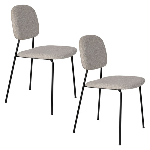 Housecraft Living Roos Eetkamerstoelen Licht Beige - Set van 2 - vtwonen shop