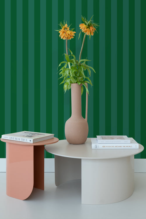 ESTAhome behang strepen donkergroen - 53 cm x 10.05 m - 139909 - vtwonen shop