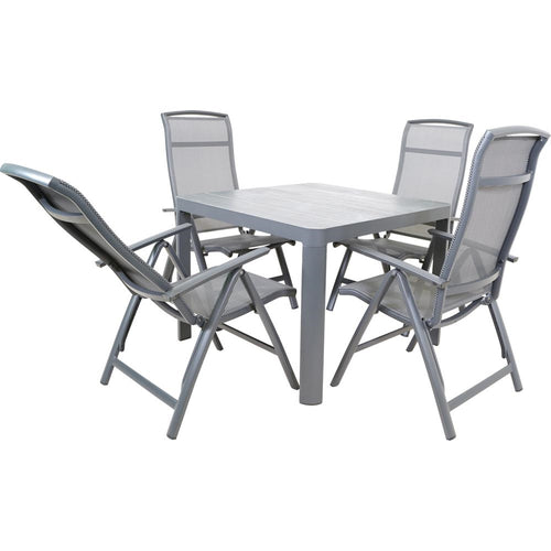 Lesli Living bistrostoel Lotis - antraciet - 61,5x65x114cm