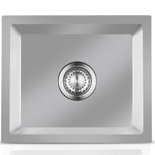 LOMAZOO dubbele spoelbak Proxima - met accessoires - RVS - 59.5 x 45 x 20 cm