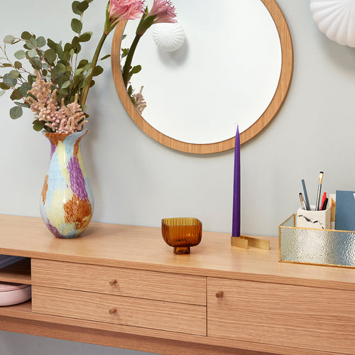 Hübsch kandelaar Roll - ijzer - 3x12xh2cm - vtwonen shop