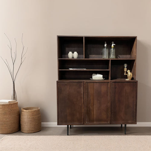 Livingfurn kabinetkast Elan - 135cm - mangohout