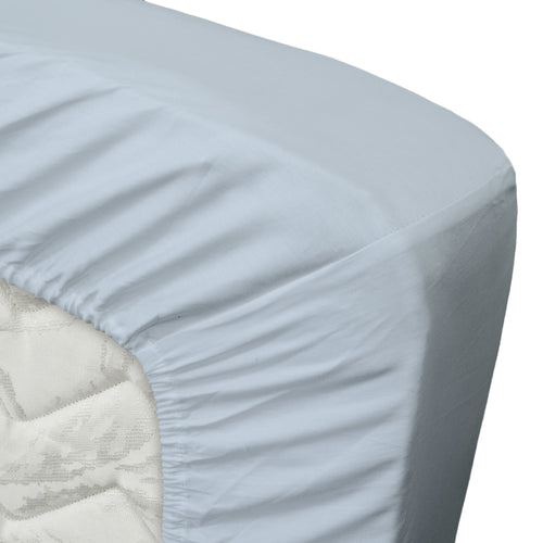 Ten Cate hoeslaken - 100% katoensatijn - 140x200 - lichtblauw - vtwonen shop