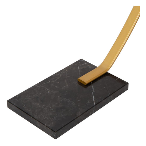 Lucide booglamp CURVE - Geïntegreerde LED - Mat Goud / Messing - vtwonen shop