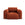 Cosmopolitan Design Fauteuil Nolio 2-zits, chenille, terracotta - 95x105x72cm