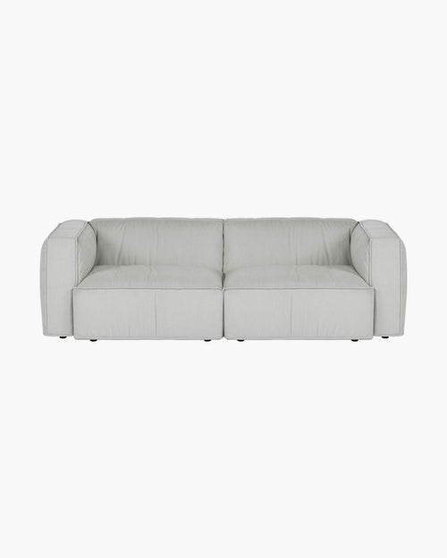 noo.ma Lobi 3-zits bank Chalk Grey Corduroy - 243x97,5x73,5 cm
