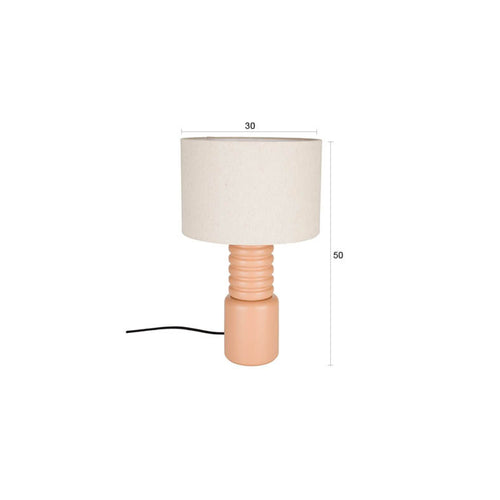 Zuiver Six Tafellamp Toast Oranje/ Beige