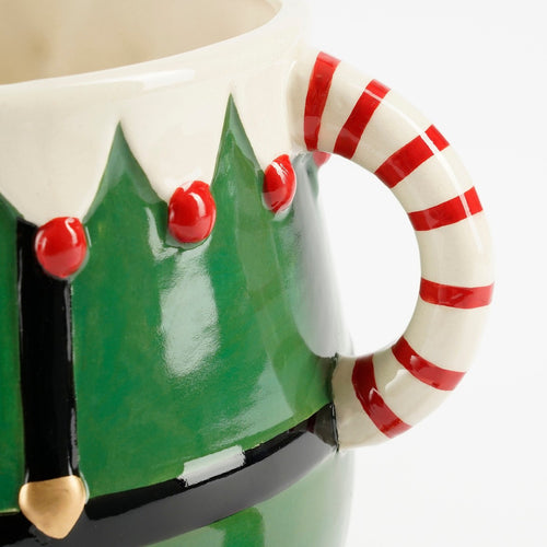 Mica Decorations Funny Bloempot - L28 x B19 x H17 cm - Dolomiet - Groen