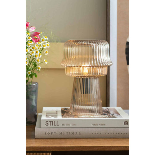Leitmotiv tafellamp Cadiz Corded - wit - Ø18cm