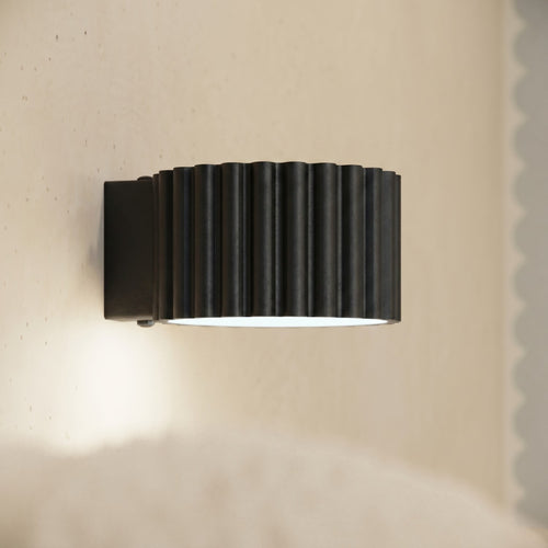 Sollux Lighting Wandlamp AURA zwart Gx53 - 10x12x6cm