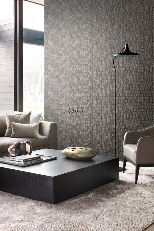 Origin Wallcoverings behang oude ijzeren zetletters roest bruin - 53 cm x 10,05 m - 347592 - vtwonen shop