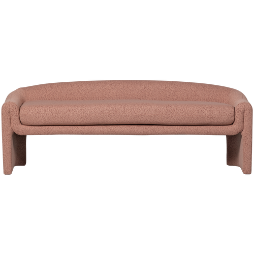 BePureHome bankje Zone - Polyester - Rose Dust - 58x160x55 - vtwonen shop