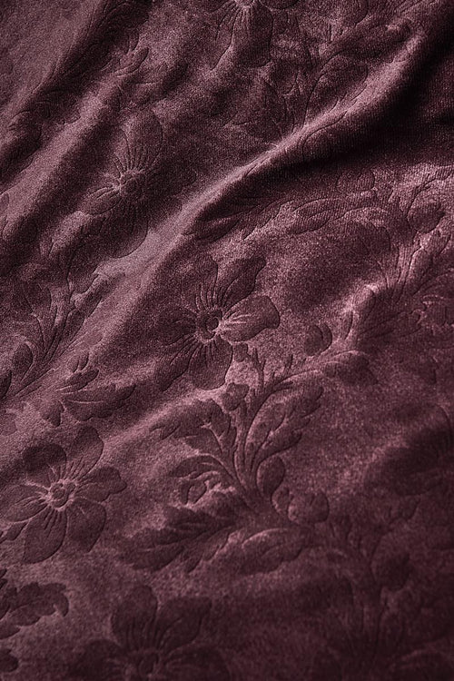 At Home by Beddinghouse Forgotten dekbedovertrek - Tweepersoons - 200x200/220 cm - Aubergine