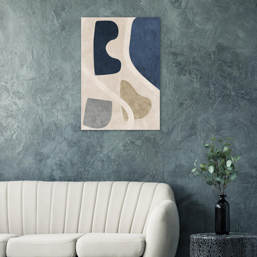 Artfulprints Poster Boho – Abstract shapes   - 30x40 cm - Meerkleurig