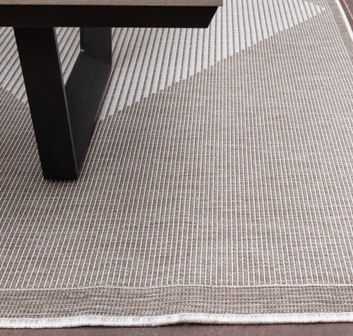 Buitenkleed Kite - Naturel/Wit - dubbelzijdig - EVA Interior - 240 x 340 cm - vtwonen shop