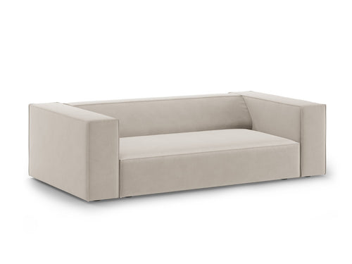 Cosmopolitan Design Bank Arendal 2-zits, flueel ecru - 102x180x70cm