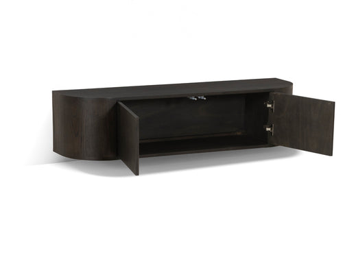 Livingfurn tv-meubel Novero Zwevend - bruin - 35x140x33