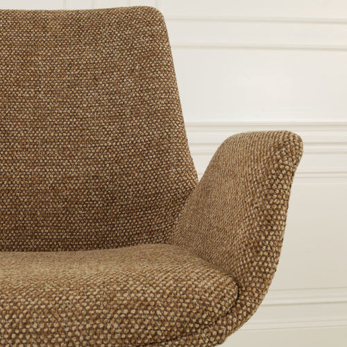 Nolon Nino-Eef barkruk bruin blend - wit onderstel - 75 cm