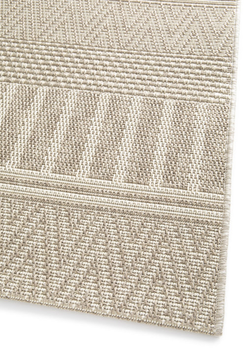 AFK Living vloerkleed Maasai - voor binnen en buiten - beige - 200 x 290 cm