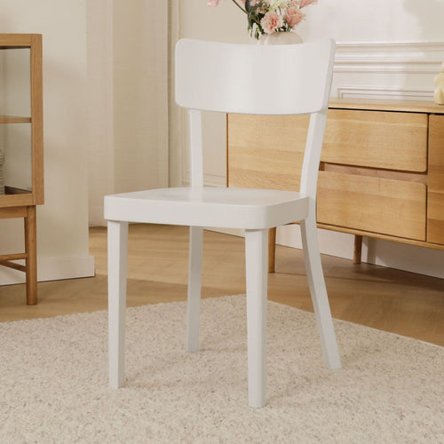 Fameg Fergus Houten Eetkamerstoel Wit - vtwonen shop