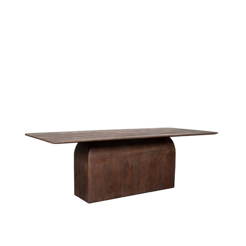 LABEL51 Eettafel Owen - Donkerbruin Mangohout - 230x100x76cm - vtwonen shop