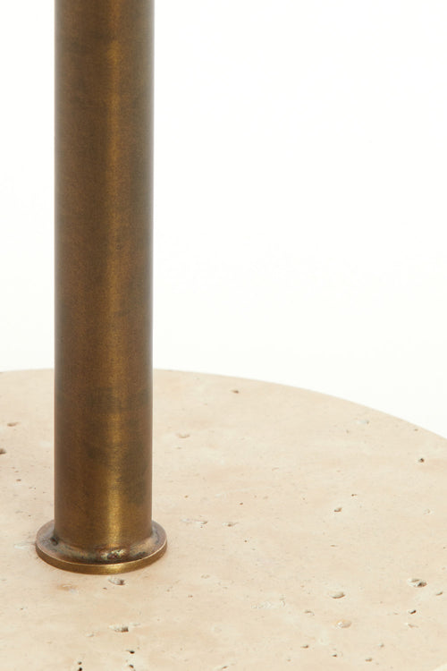 Light & Living bijzettafel CIVITA - Ø41x53 cm - bruin - vtwonen shop