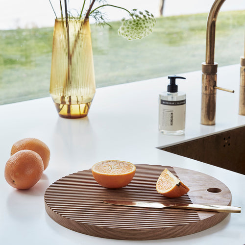 Hübsch snijplanken Monarch - eikenhout - ø33xh2, ø40xh2cm - vtwonen shop