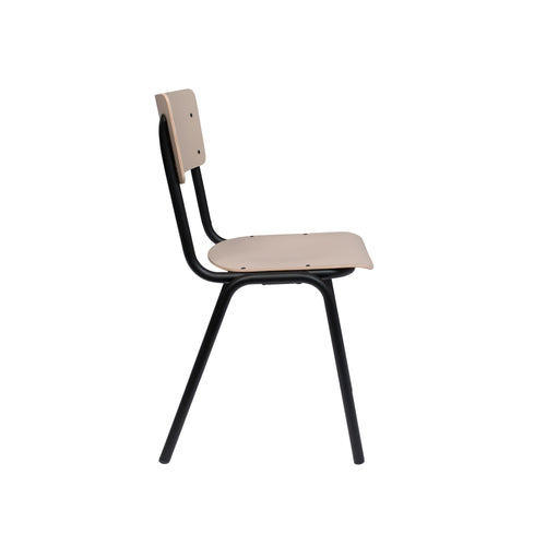 Zuiver Back To School Eetkamerstoelen  Mat Beige - Set van 4 - vtwonen shop