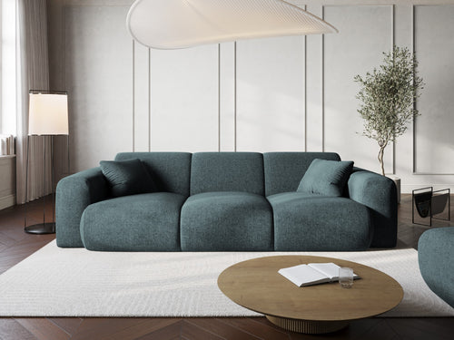 Cosmopolitan Design Bank Nolio 3-zits, chenille, olie - 95x235x72cm