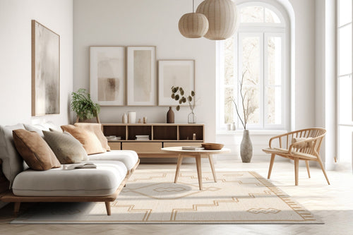 AFK Living vloerkleed Oaxaca - gerecyclede vezels - beige - 160 x 230 cm - vtwonen shop