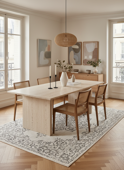 AFK Living vloerkleed Alhambra - voor binnen en buiten - grijs - 160x230 cm