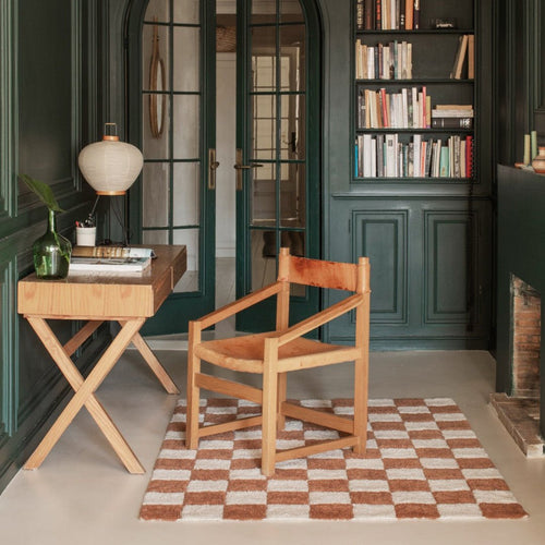 Lorena Canals wasbaar vloerkleed Kitchen Tiles Toffee