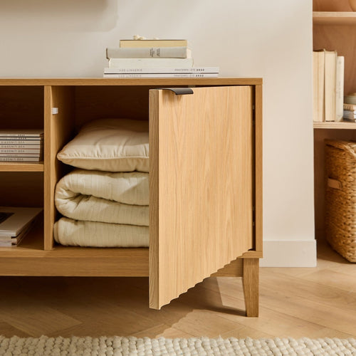 Calicosy - BOLOGNE TV-meubel - Licht hout - 40x140x52 cm
