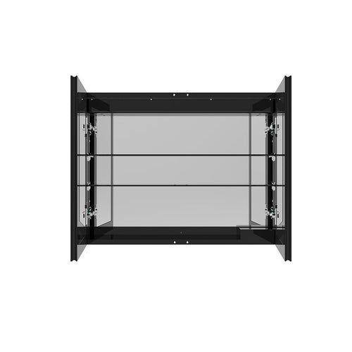HOME DELUXE LED spiegelkast EVE zwart 80 x 60 cm