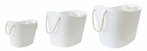 Hachiman Balcolore Opbergmand - M - Wit - vtwonen shop