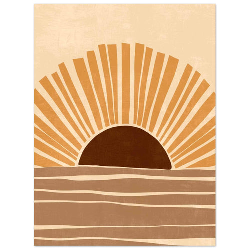 Artfulprints  Boho – Rising sun   poster 30x40 cm - vtwonen shop