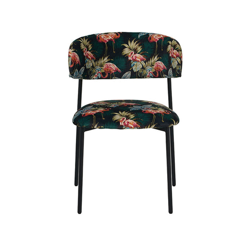 LABEL51 Eetkamerstoel Ferry - Multi Velvet - Zithoogte 48cm