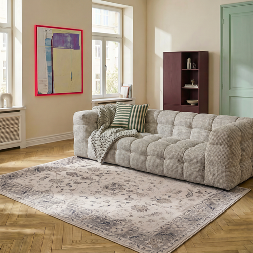 Mrcarpet Vintage Vloerkleed Beige/grijs Duux 240x340cm