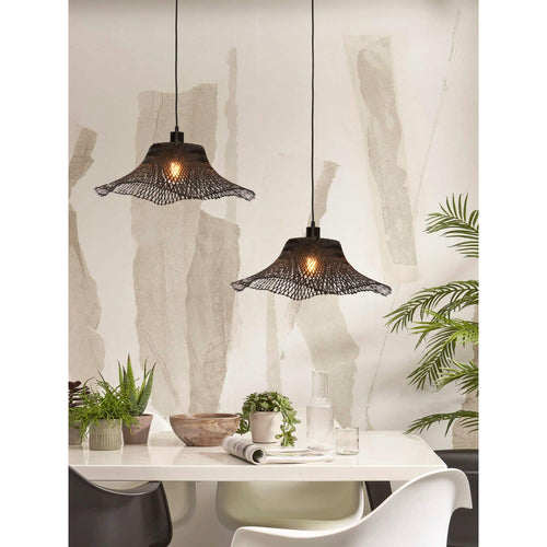 GOOD&MOJO hanglamp Ibiza - zwart - Ø50cm - vtwonen shop