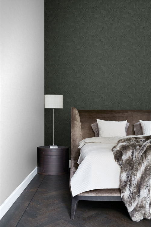 Origin Wallcoverings behang zebra's donkergroen - 50 x 900 cm - 347913