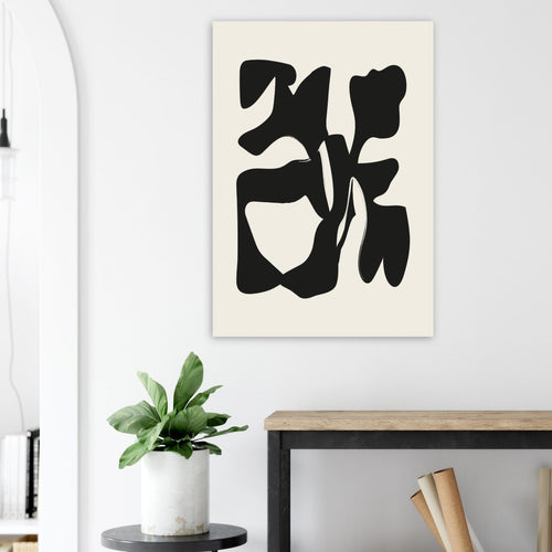 Artfulprints  Abstract - Blob   poster 30x40 cm