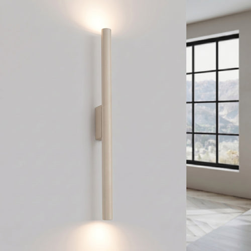 Sollux Lighting Wandlamp PASTELO 2 taupe - 2,5x5x50cm