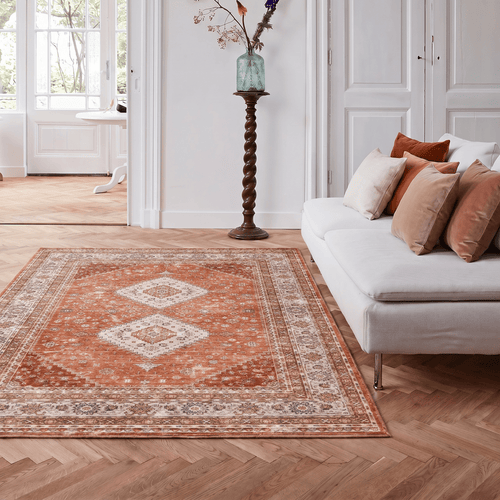 Interieur05 Vintage vloerkleed Nomad Roest