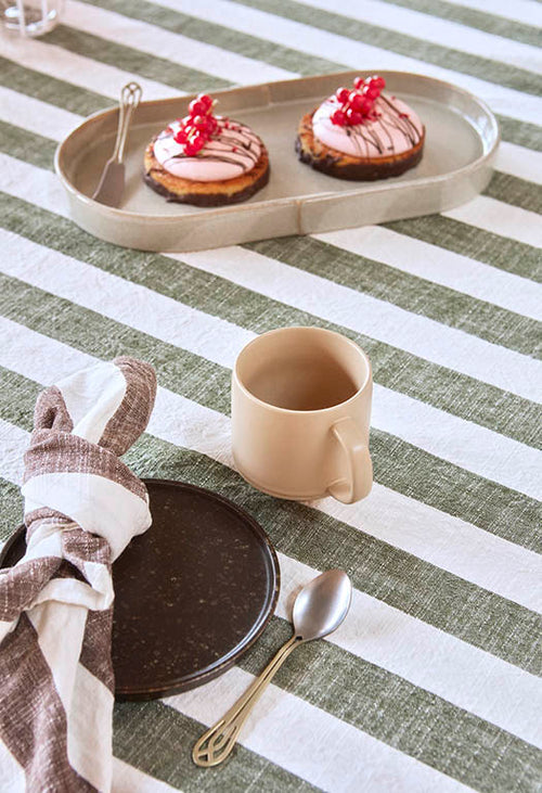 OYOY Gestreept tafelkleed Striped - organisch katoen - vtwonen shop